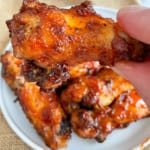 BBQ Wings from the air fryer!