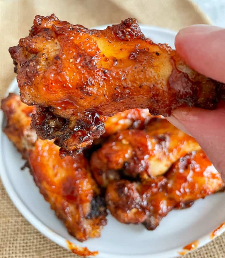 Honey Barbecue Air Fryer Chicken Wings