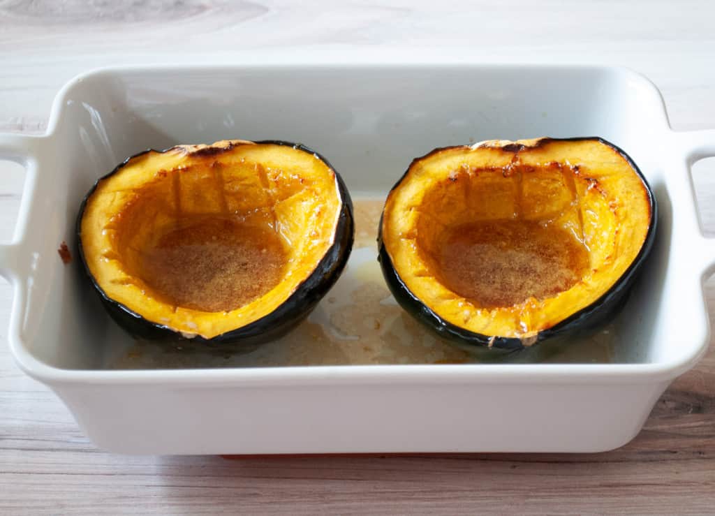 Maple Roasted Acorn Squash.