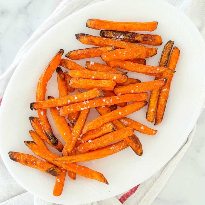 Sweet Potato Fries in the air fryer.