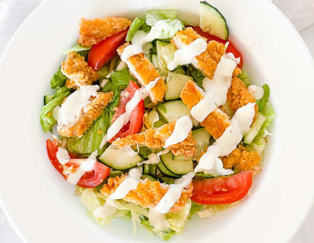 Facebook image for Crispy Chicken Salad.