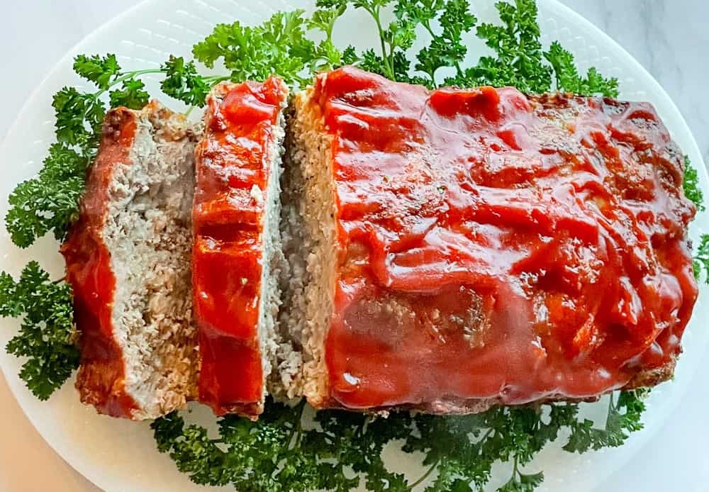 SLiced meatloaf.