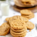 Cookie butter cookies on a plate.