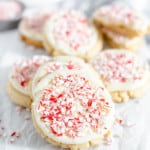 Fresh Candy Cane Cookies.