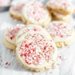Fresh Candy Cane Cookies.