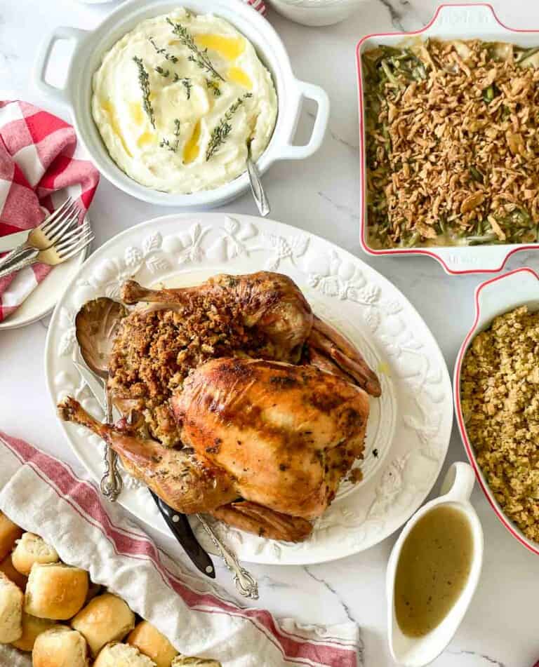 Oven Roasted Turkey with Stuffing