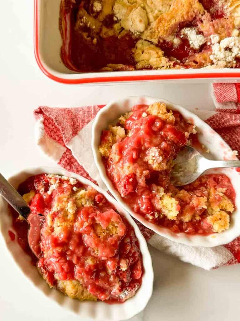 Raspberry Dump Cake | Little House Big Alaska