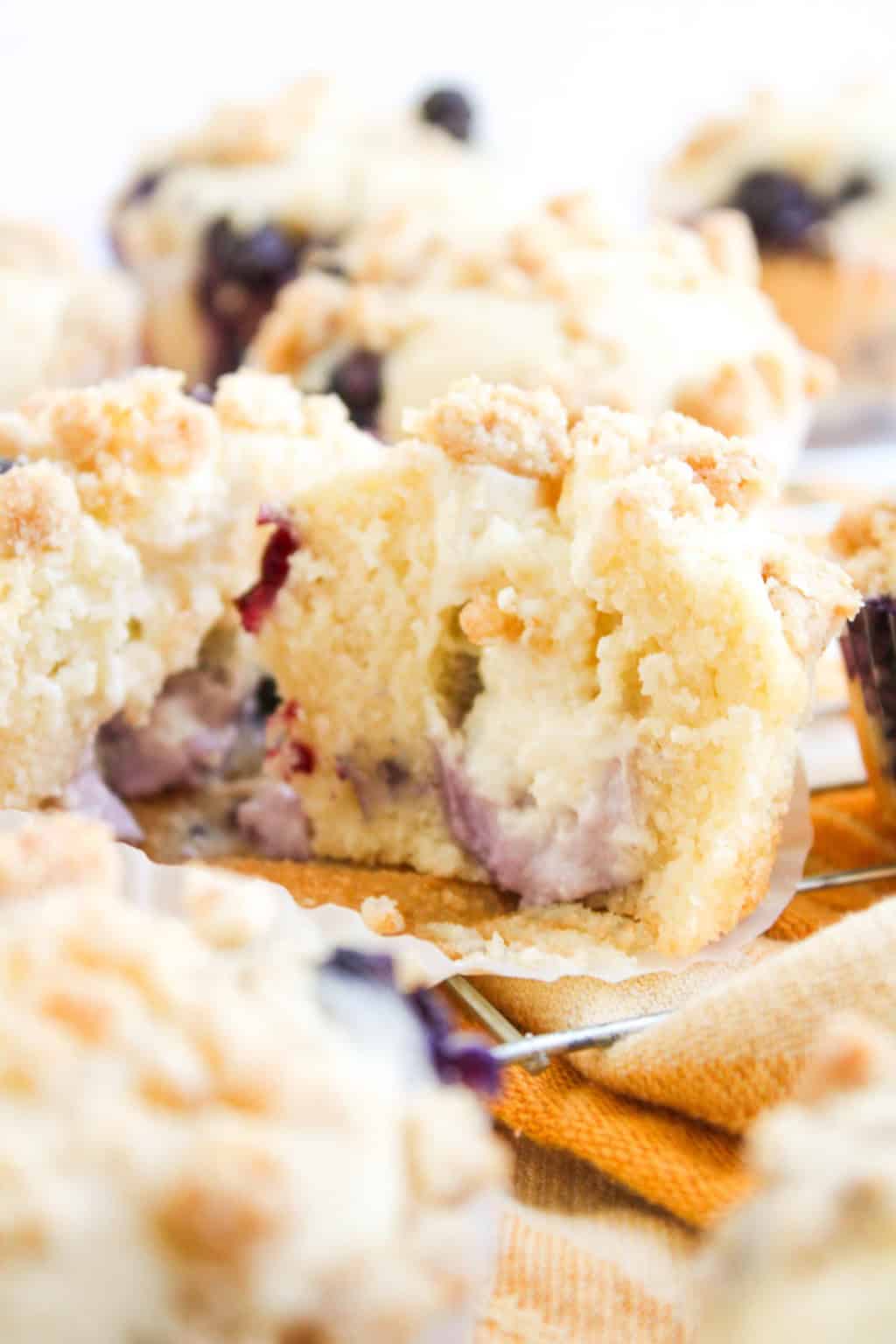 Blueberry Cheesecake Muffins | Little House Big Alaska